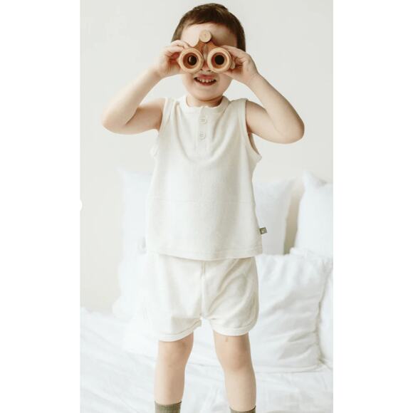 Goumi SHORTS | CLOUD TERRY NWT 3T - Picture 2 of 3